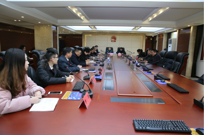 C:\Users\Administrator\Desktop\20190214阳新法院：收心聚力，抖擞精神，吹响新年冲锋号\筛选照片\13日上午，市中院副院长王又明前往阳新法院调研队伍建设工作2.JPG
